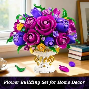 pure Eleganz in Fuchsia & Violett Klemmbausteine