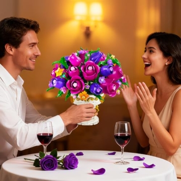 pure Eleganz in Fuchsia & Violett Geschenk für die Freundin