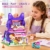 PLAXSOON Friends Mädchen Katzehaus Bauspielzeug mit Licht für Kinder ab 8+ - 3