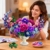 PLAXSOON Mond Blumen Bauspielzeugset mit Licht, Mondförmiges Rosen Blume Botanical Klemmbausteine, 1274 Stück Bonsai Pflanzenkollektion Home Dekor, Geschenk für Erwachsene Frauen Jungen Mädchen 12+ - 3