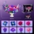 PLAXSOON Mond Blumen Bauspielzeugset mit Licht, Mondförmiges Rosen Blume Botanical Klemmbausteine, 1274 Stück Bonsai Pflanzenkollektion Home Dekor, Geschenk für Erwachsene Frauen Jungen Mädchen 12+ - 9