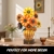 PLAXSOON Sonnenblumen mit Vase aus 1180 Teilen Bild