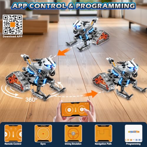 PLAXSOON 5-in-1 Technik RC Bauspielzeug