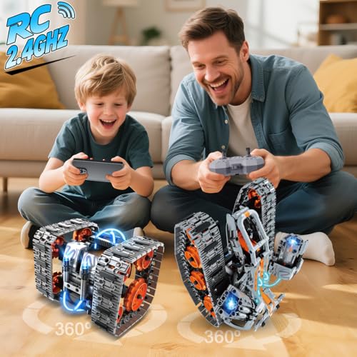 PLAXSOON 5-in-1 Technik RC Bauspielzeug