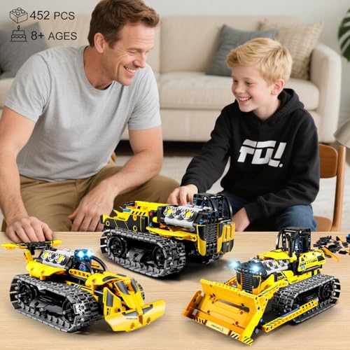 PLAXSOON Technik Ferngesteuertes Baufahrzeug – 3-in-1