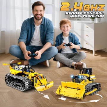 PLAXSOON Technik Ferngesteuertes Baufahrzeug – 3-in-1