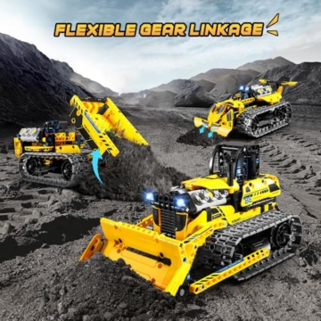 PLAXSOON Technik Ferngesteuertes Baufahrzeug – 3-in-1