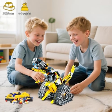 PLAXSOON Technik Roboter für Kinder 5 in 1