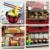 PNNP Japanische Mini Street View Haus Bausteine, 1120 Teile Japanisch Straßenansicht Ramen Shop Bausteine Creative Klemmbausteine Haus Toy für Erwachsene (Nicht Kompatibel Mit Gängigen Marken) - 3