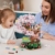 QGGQ Ideas Japan Kirschblüte Friends Baumhaus Klemmbausteinen,Mädchen Izakaya Blumen Haus Architecture Geschenk für Mädchen 8–18 und Erwachsene 1098PCS - 7