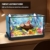 QLT QIAOLETONG Aquarium Turtle Fish Tank Ideas Bauspielzeug mit LED LichtAquarium klemmbausteine deko bausteine Geschenk für Erwachsene und Jungen Mädchen ab 8-12 Jahren(625PCS) - 3