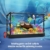 QLT QIAOLETONG Aquarium Turtle Fish Tank Ideas Bauspielzeug mit LED LichtAquarium klemmbausteine deko bausteine Geschenk für Erwachsene und Jungen Mädchen ab 8-12 Jahren(625PCS) - 6