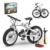 QLT QIAOLETONG City Fahrrad Klemmbausteine Bausteine,City Fahrrad Spielzeug für Erwachsene und Jungen und Mädchen im Alter von 6–12 Jahren 246PCS - 1