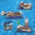 QLT QIAOLETONG City Hafen mit Frachtschiff Klemmbausteine Set 3in1 City Transporter Modellcontainerkran Bauspielzeug STEM Bausteinen Deko Geschenk für Erwachsene und Kinder ab 14 Jahren
