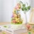 QLT QIAOLETONG Pflanzen Blumen Friends Bauspielzeug Drehbox Musik,Flowers mit LED Licht klemmbausteine Baustein Geschenk für Erwachsene Muttertagsgeschenk deko(575PCS) - 2