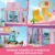 QLT QIAOLETONG Rosa City Krankenhaus Baustein Set, Kompatibel mit Lego, inklusive Rettungs Hubschrauber, Anhänger und Trage, STEM Geschenke für 14+ Jahre alte791 pcs - 3