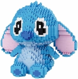 QSSQ Stitch Cartoon Mini Bausteine ​​Sets DIY 3D Modellgebäude Montagespielzeug Für Jugendliche Und Erwachsene, Preise, Geburtstagsgeschenke,Blau - 1