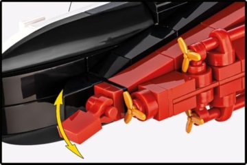 COBI Olympic Ozeandampfer im Maßstab 1:700 (Set 1687) Schrauben