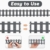 RANJIMA Bausteine Zug Schienen Set, 42 Stück City Schienen Spielzeug Eisenbahnschienen, City Erweiterung Erweiterungsset, Kompatibel mit dem Marktführer, Geschenke zur Ostern für Jungen Mädchen - 6