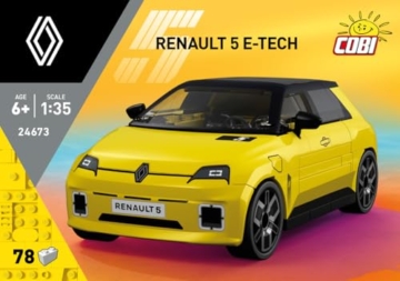 Renault 5 e-tech (Yellow), 115mm x 65mm x 45mm - 3