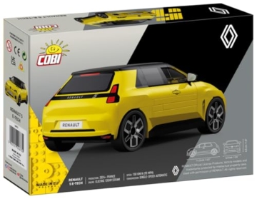Renault 5 e-tech (Yellow), 115mm x 65mm x 45mm - 4