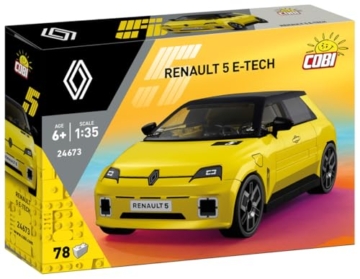 Renault 5 e-tech (Yellow), 115mm x 65mm x 45mm - 5
