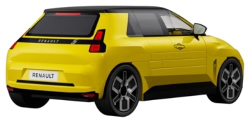 Renault 5 e-tech (Yellow), 115mm x 65mm x 45mm - 7