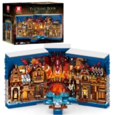 Reobrix 66035 für The ShineBook, Büchermodell Klemmbausteine Set, 3398 Teile MOC Groß Magical World Series Technik Kit für Erwachsene Mädchen und Jungen，Modell mit LED Licht - 1