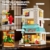 Reobrix 66505 Japanische Buchhandlung Klemmbausteine Set mit LED-Beleuchtung, 1157 Teile Street-View Buchladen, Modulares Stadthaus Architekturmodell, Sammler für Erwachsene und Jugendliche ab 14+ - 3