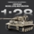 Reobrix 77031 World of Tanks Echte Lizenz Tiger I Panzer Bausteine, 1138 Teile 1:28 Deutsch Militär Panzer Klemmbausteine, WW2 Panzerkampfwagen Modellbausatz, Für World of Tanks-Spielfans über 14+ - 4