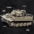 Reobrix 77031 World of Tanks Echte Lizenz Tiger I Panzer Bausteine, 1138 Teile 1:28 Deutsch Militär Panzer Klemmbausteine, WW2 Panzerkampfwagen Modellbausatz, Für World of Tanks-Spielfans über 14+ - 6