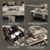 Reobrix 77031 World of Tanks Echte Lizenz Tiger I Panzer Bausteine, 1138 Teile 1:28 Deutsch Militär Panzer Klemmbausteine, WW2 Panzerkampfwagen Modellbausatz, Für World of Tanks-Spielfans über 14+ - 7