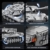 Reobrix 77038 Leopard 1 Panzer Modellbausatz, Klemmbausteine für Erwachsene - 5