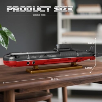 Reobrix Atom-U-Boot-Bausatz 33048 Maße