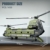 Reobrix CH-47 Hubschrauber Klemmbausteine 33031, Militär Helikopter für Erwachsene, US Militärhubschrauber CH-47 Transporthubschrauber Modell, Baustein Set zum Bauen, Geschenk für 14+ (1458 Teile) - 5