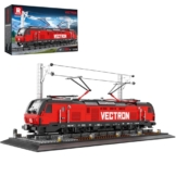 Reobrix Eisenbahn-Baustein-Set (1757 Teile) – MOC-Vectron-Elektro-Truck 66019, Modell für Erwachsene & Kinder, Deko. - 1