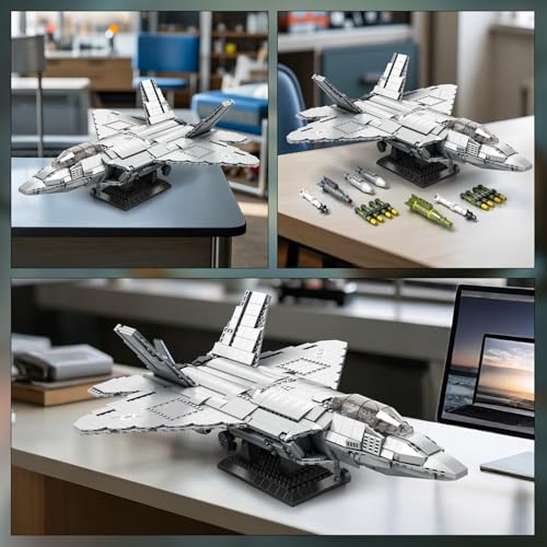 Reobrix F-22 Raptor Kampfjet (Set 33020) Moc