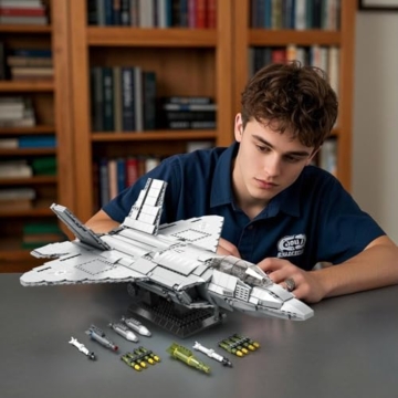 Reobrix F-22 Raptor Kampfjet (Set 33020) Geschenk für Jungen