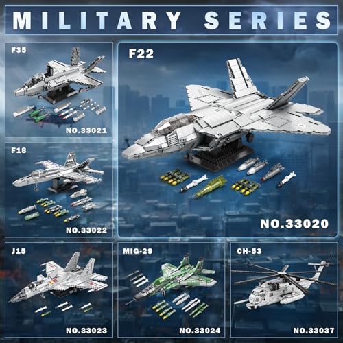 Reobrix F-22 Raptor Kampfjet (Set 33020)