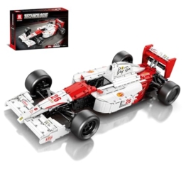 Reobrix F1 Autos Bausatz für Erwachsene, 11039 Technische MP4 Formel 1 Rennwagen Modellbausätze 1:8 Maßstab Rennwagen Modell zur Dekoration für das Home Office Geschenk für F1 Fans (2800 Teile) - 1