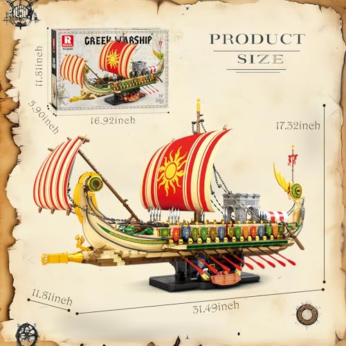 Reobrix Griechisches Piratenschiff 66102 – Antikes Kriegsschiff
