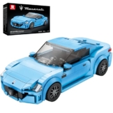 Reobrix Mini Sportwagen Baustein Spielzeug, Super Autos Modell Bauspielzeug, 824 Technik Supercars Fahrzeug Sammlung Heimdekor Puzzle Stamm Geschenke für Kinder Teenager Erwachsene - 1