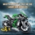 Reobrix Motorrad H2 SX SE 1:5, 570 Technik Klemmbausteine Motorräder Modell für Erwachsene, Modellbausatz Auto mit Sprühlackierung für realistische Optik, Geschenke für ab 14 Jahren (2088 Stücke) - 2