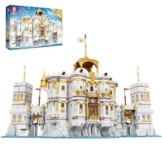Reobrix Royal Bay Castle Bausatz 66013,Mittelalterliche Burg Klemmbausteine Set für Erwachsene,Retro Architektur Ausstellungsmodell zum Sammeln,Kreatives Geschenk für Jugendliche ab 14+ (3752 Teile) - 1