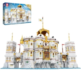 Reobrix Royal Bay Castle Bausatz 66013,Mittelalterliche Burg Klemmbausteine Set für Erwachsene,Retro Architektur Ausstellungsmodell zum Sammeln,Kreatives Geschenk für Jugendliche ab 14+ (3752 Teile) - 1