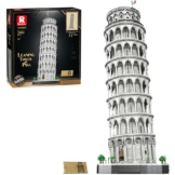 Reobrix Schiefer Turm von Pisa Baustein-Sets für Erwachsene 66025, 7652 Teile, großer Architektur-Modellbausatz, berühmtes historisches Wahrzeichen Italiens, Bauset für Erwachsene ab 14 Jahren - 1