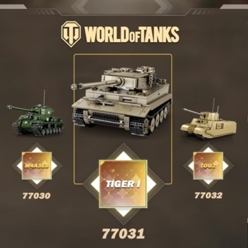 Reobrix Tiger I Panzer (Set 77031) Modelle