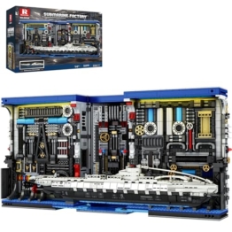 Reobrix U-Boot Fabrik U-Boot 66038 - Erwachsene Modellbausteine Design Beleuchtetes Bauset Spielzeug Geschenk für Erwäge, Männer und Militärfans - 1