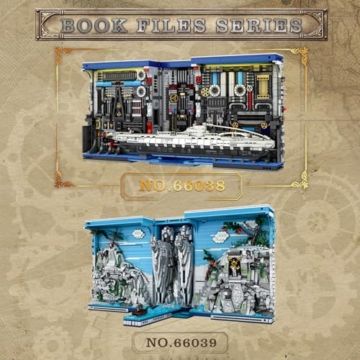 Reobrix U-Boot Fabrik U-Boot 66038 - Erwachsene Modellbausteine Design Beleuchtetes Bauset Spielzeug Geschenk für Erwäge, Männer und Militärfans - 7