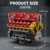 Reobrix V12 Motor Baustein Set für Erwachsene 33017 Sportwagen Motor Modellbausatz, Technic Elektromotor Modellbausatz mit Konstruktionsspielzeug, Geschenk für Erwachsene und Jugendliche - 5